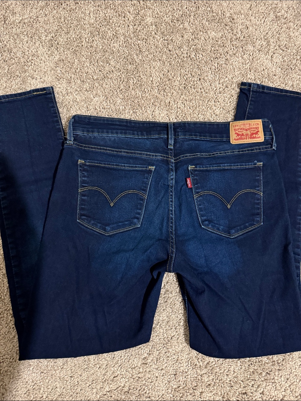 Levi's 711 Deep Blue skinny Jeans